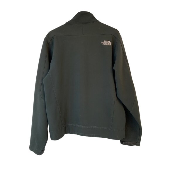 The North Face Mens Apex S Gray Softshell Fleece Jacket Full Zip Active 9096 - Picture 3 of 10